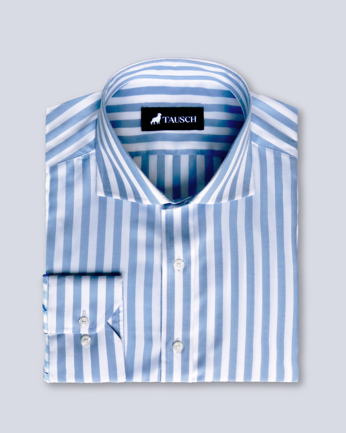 Camisa Buenos Aires rayas azul celeste
