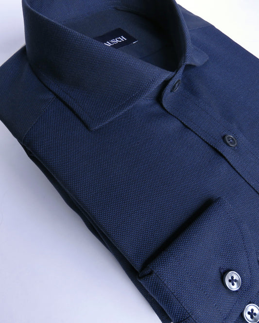 Camisa Florencia royal oxford azul navy
