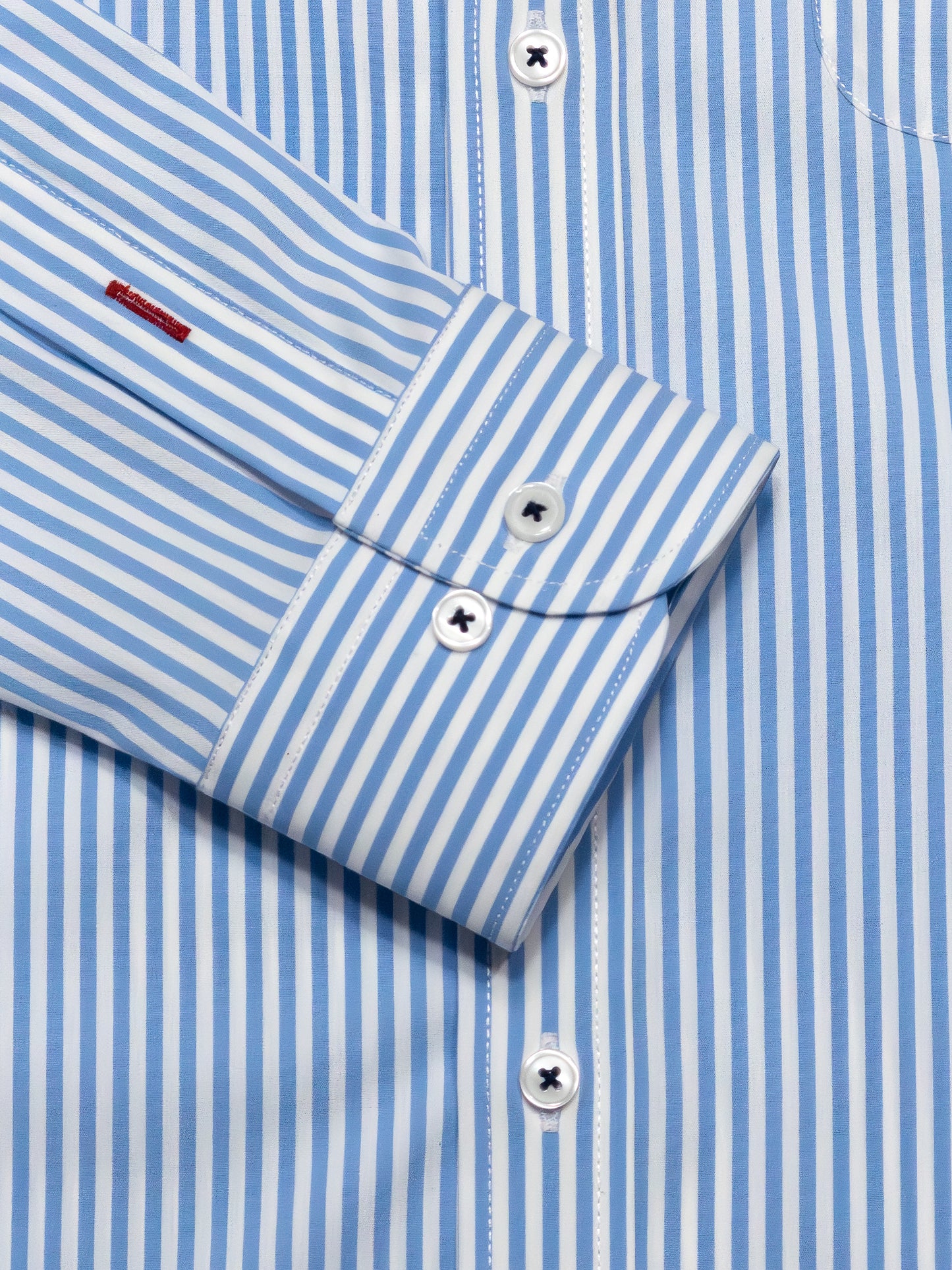 CAMISA HOMBRE RAYAS LIGHT BLUE CONTRASTES FRANCE