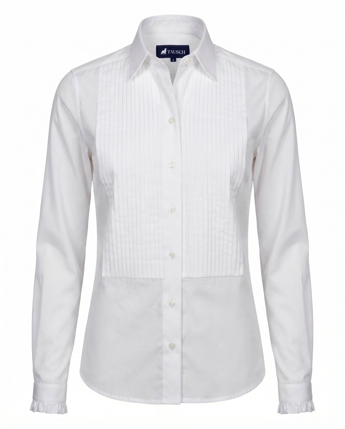 BLUSA DAMA BLANCA PLIZADO