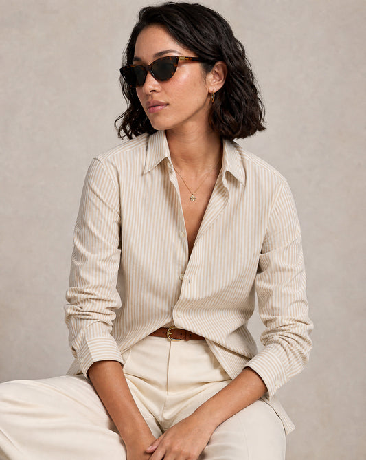 BLUSA DAMA RAYA CAQUI