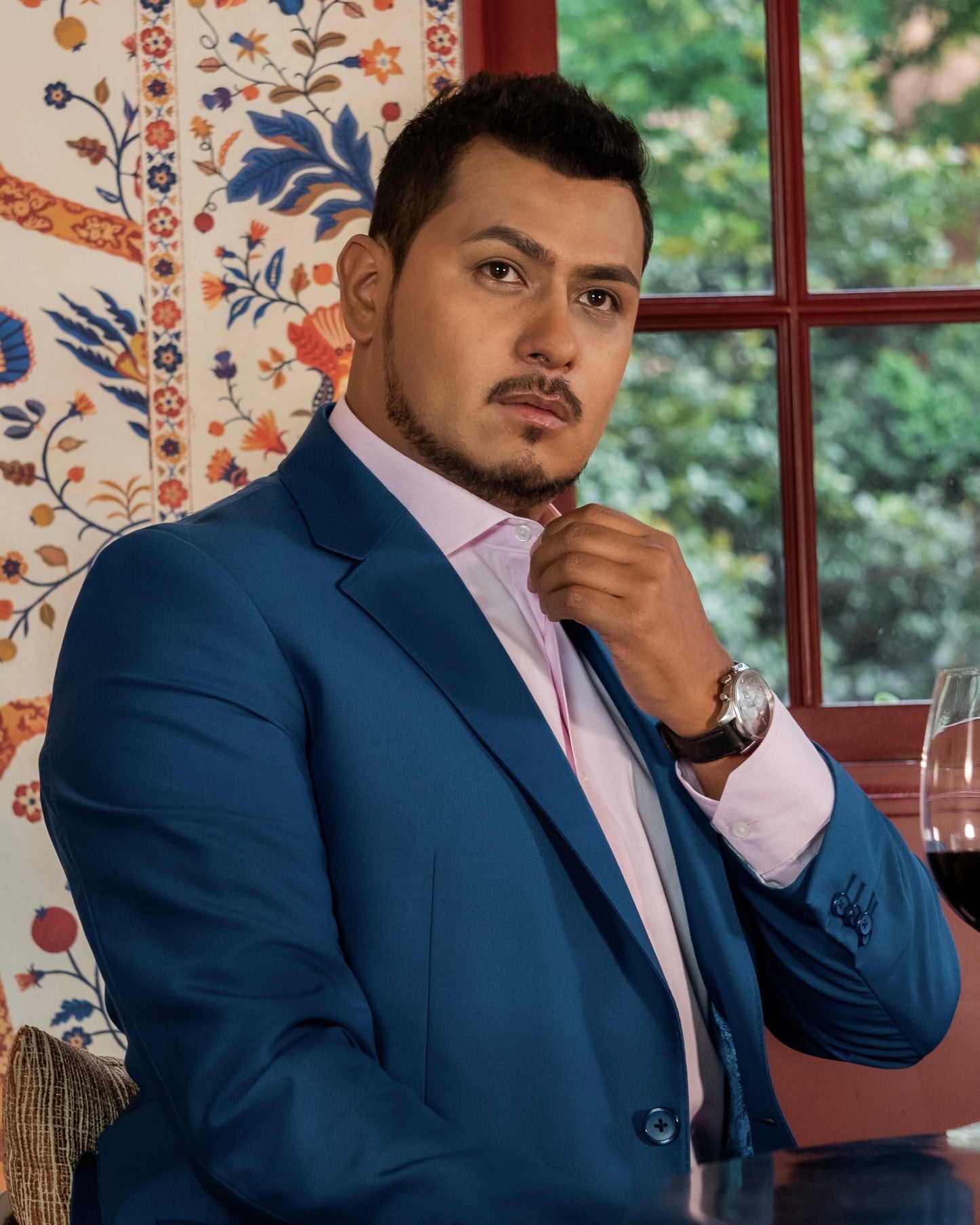 Camisa Florencia royal oxford rosada
