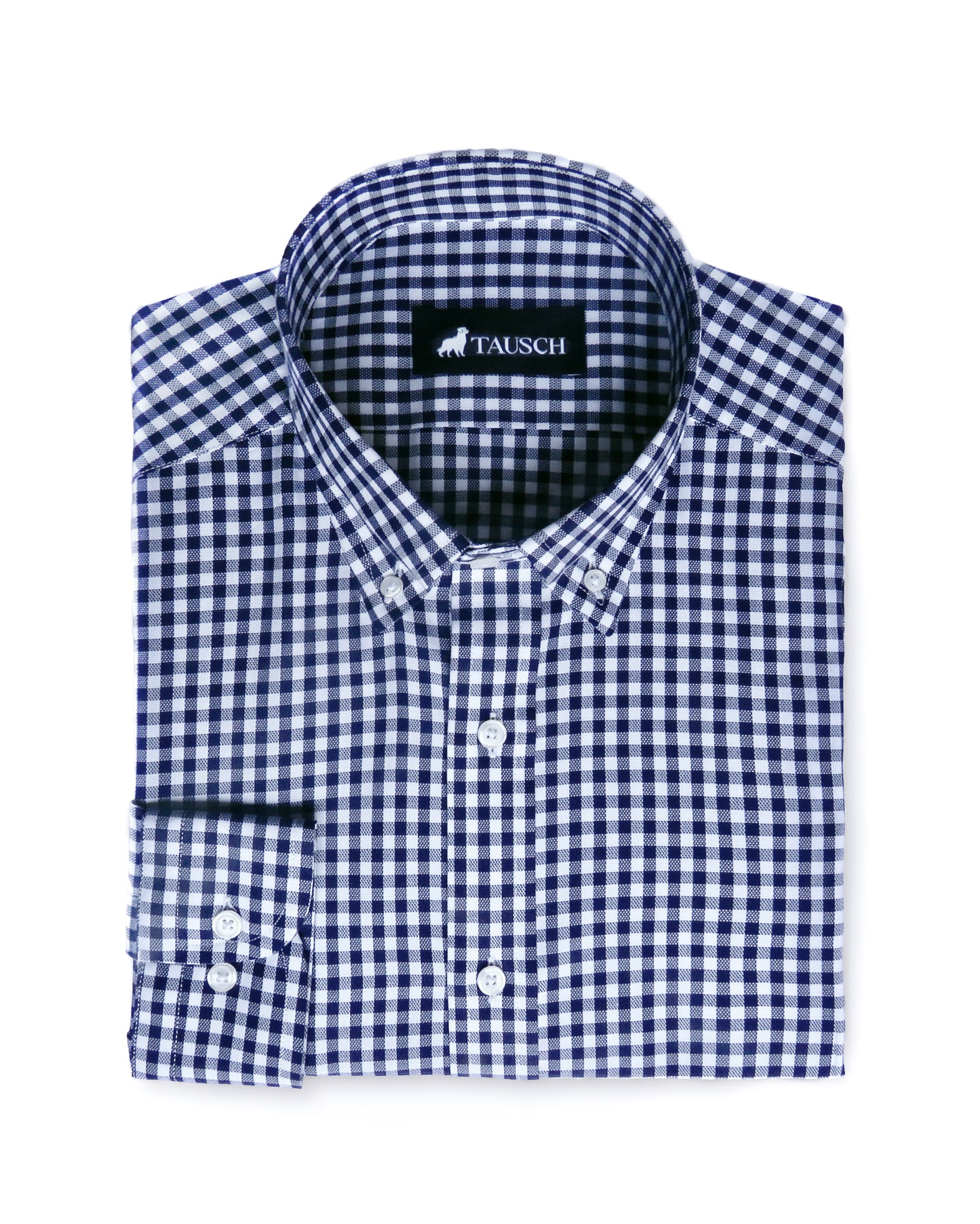 Camisa Portland cuadros azul marino
