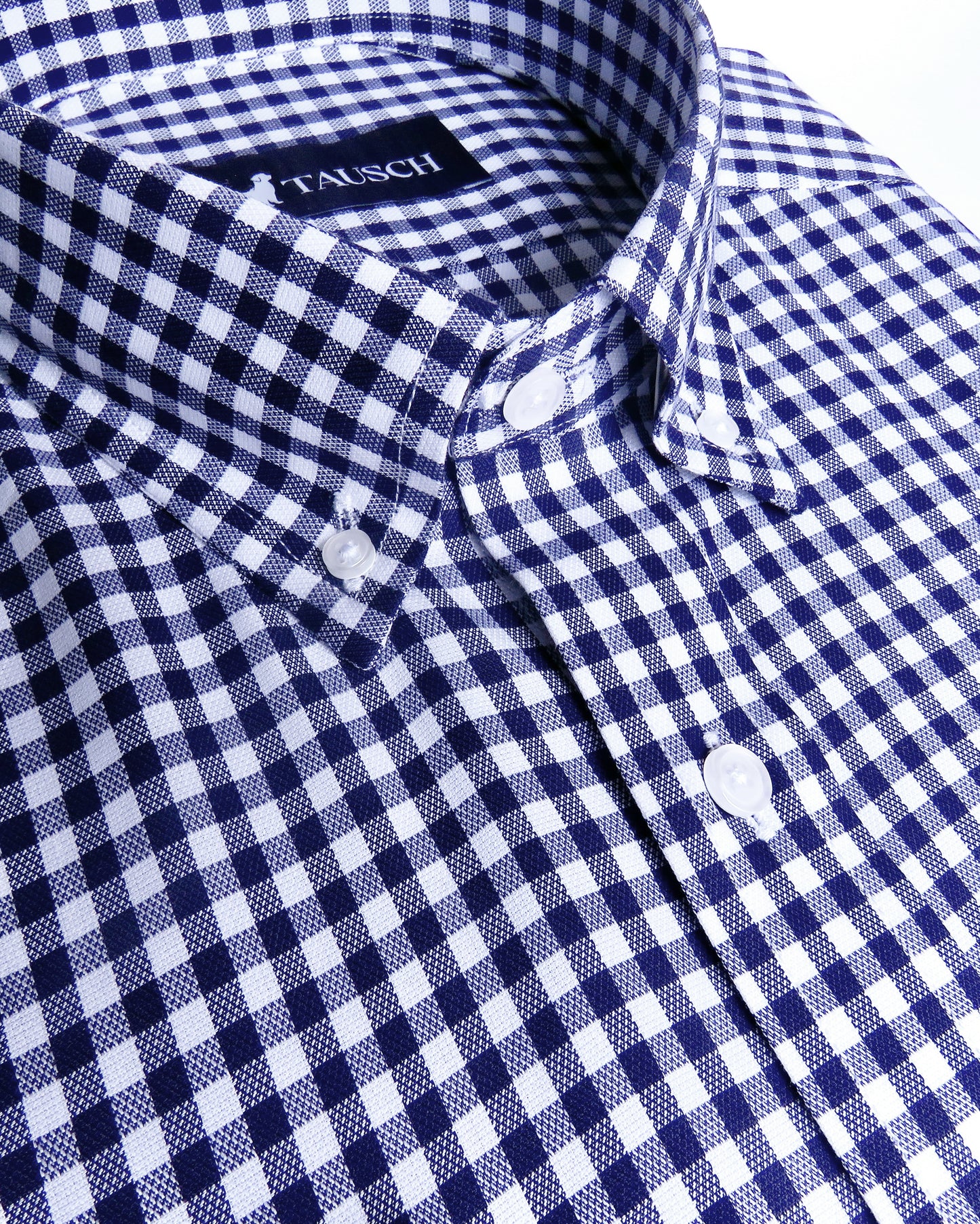 Camisa Portland cuadros azul marino