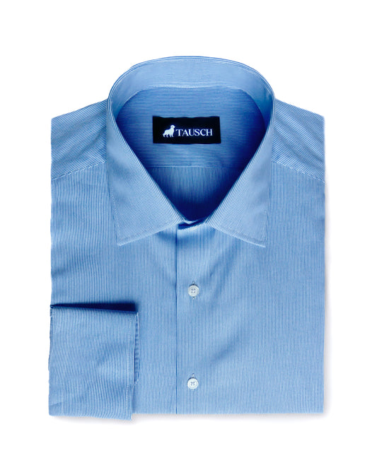 Camisa Napoli mil rayas celeste