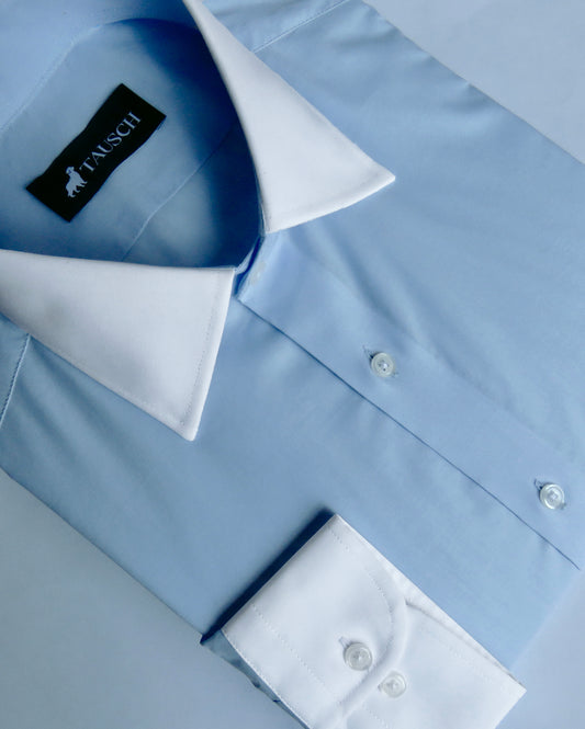 LONDON CAMISA AZUL CELESTE CYP BLANCO