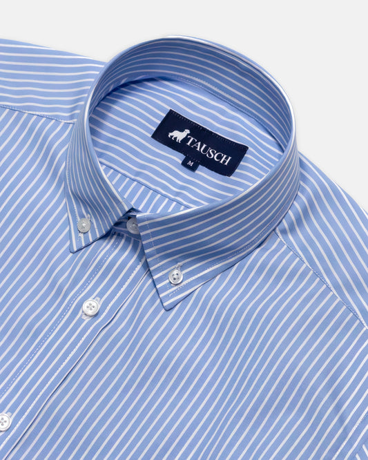 CAMISA  HOMBRE AZUL CELESTE RAYAS