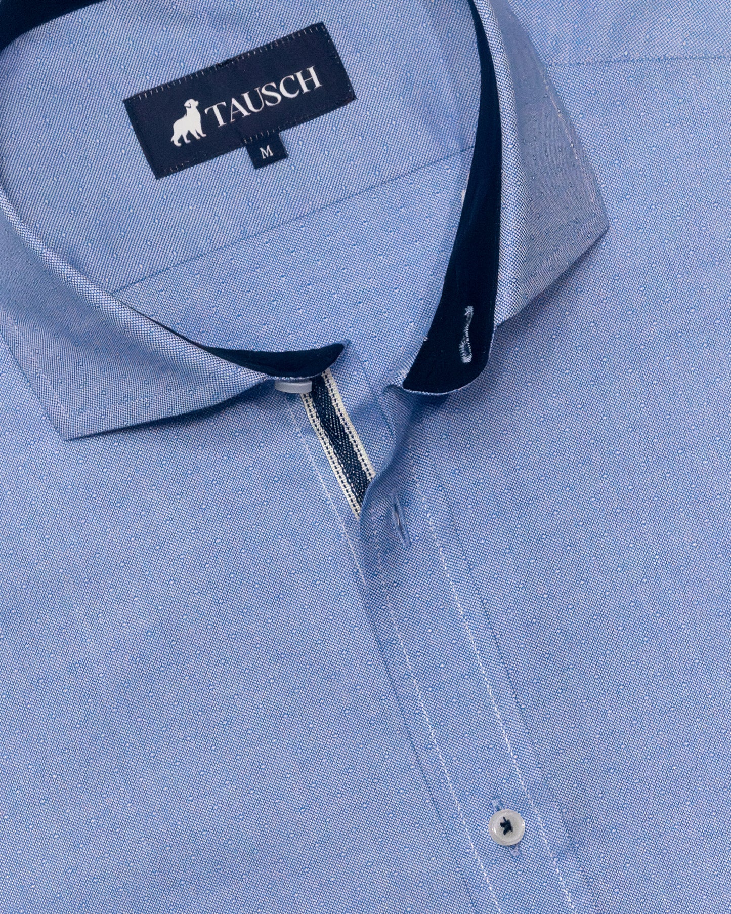CAMISA HOMBRE MICRO DISEÑO AZUL