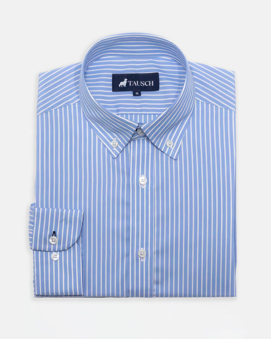 CAMISA  HOMBRE AZUL CELESTE RAYAS