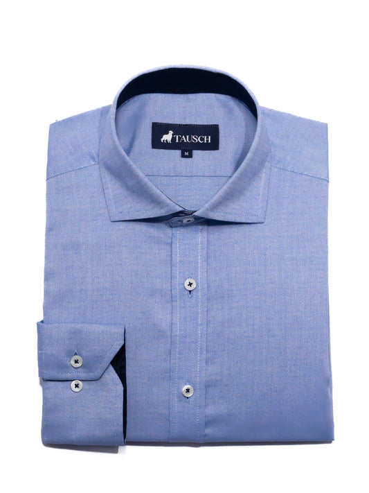 Camisa micro diseño Azul