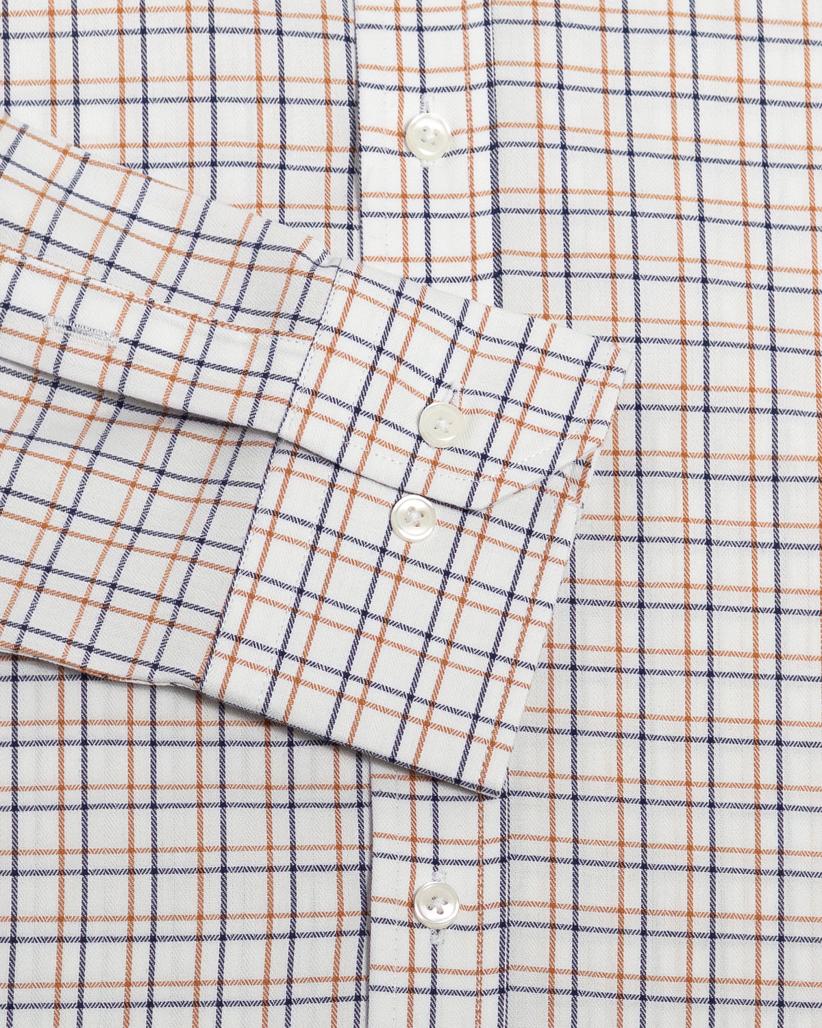 CAMISA HOMBRE CUADRO VENTANA AZUL NARANJA