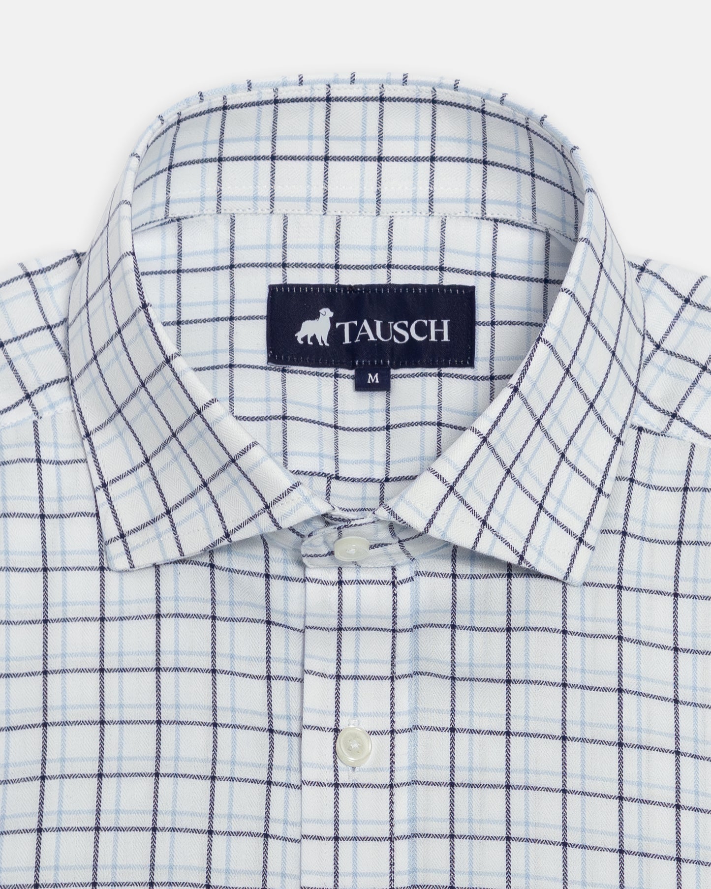 CAMISA HOMBRE CUADRO VENTANA AZUL CLARO Y OSCURO