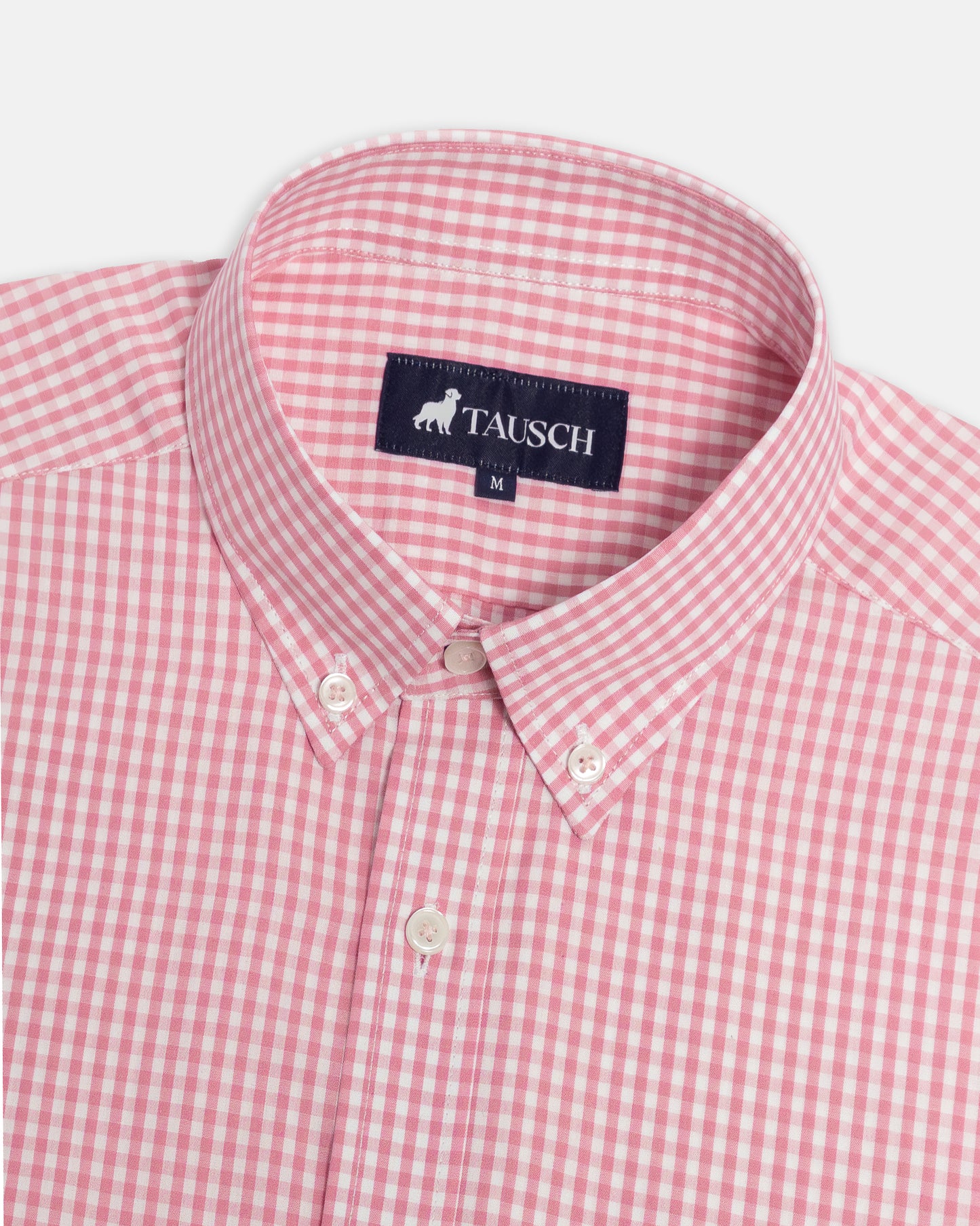 CAMISA HOMBRE CUADRO ROSADO