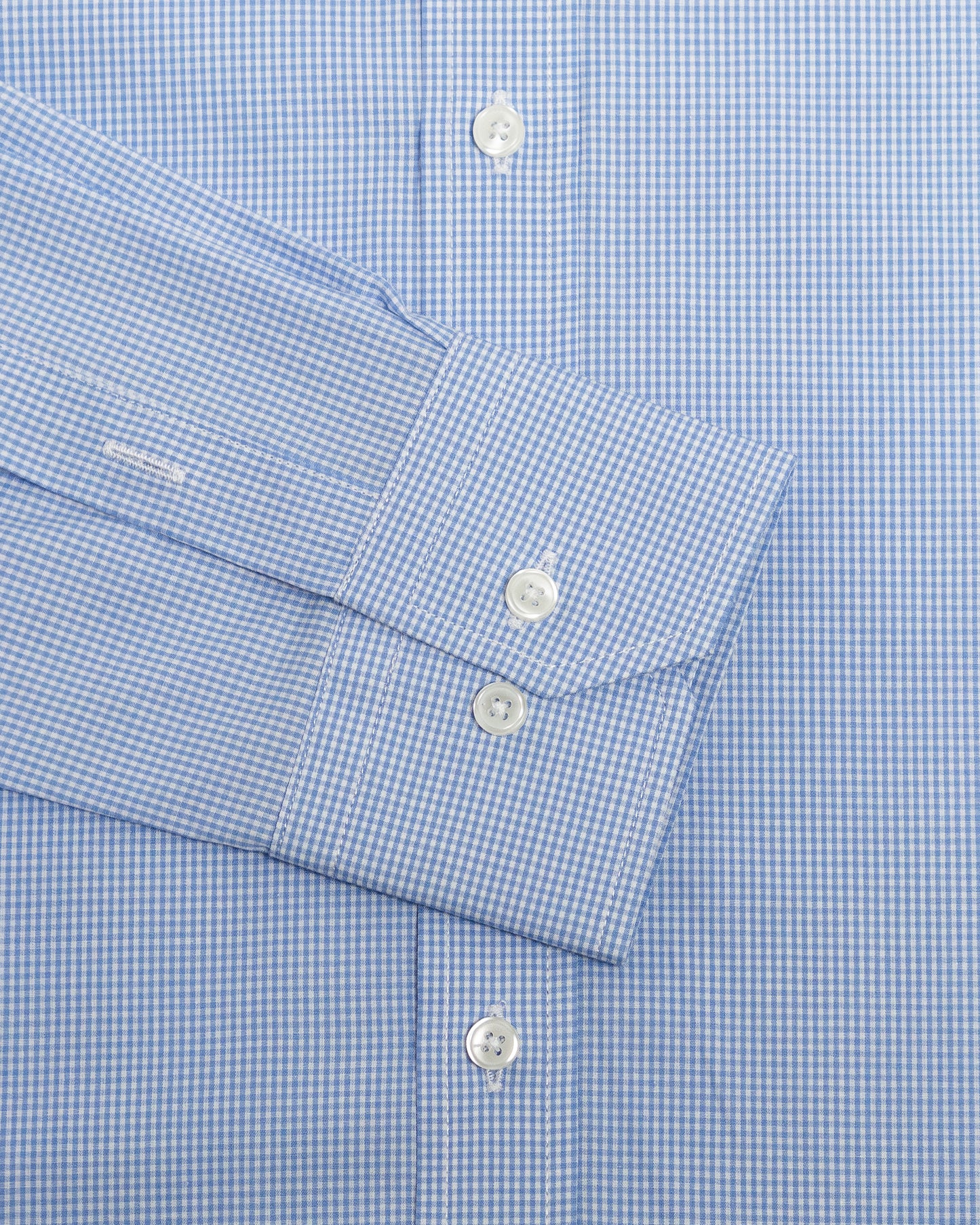 CAMISA HOMBRE MINICUADRO AZUL CLARO