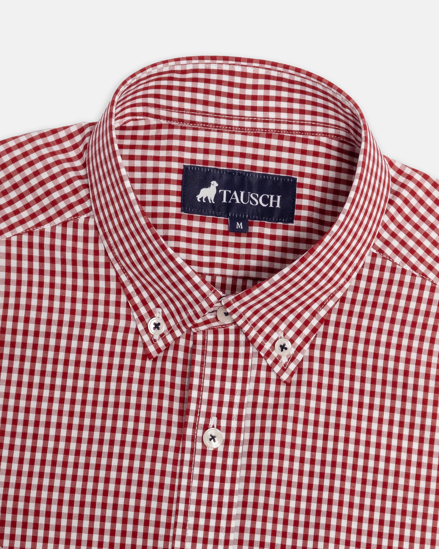 CAMISA HOMBRE CUADRO ROJO