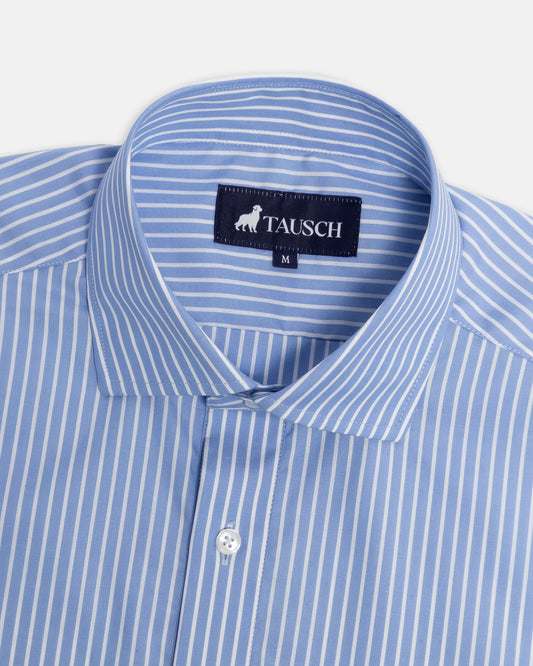 CAMISA HOMBRE RAYAS AZUL CELESTE (POLERA)