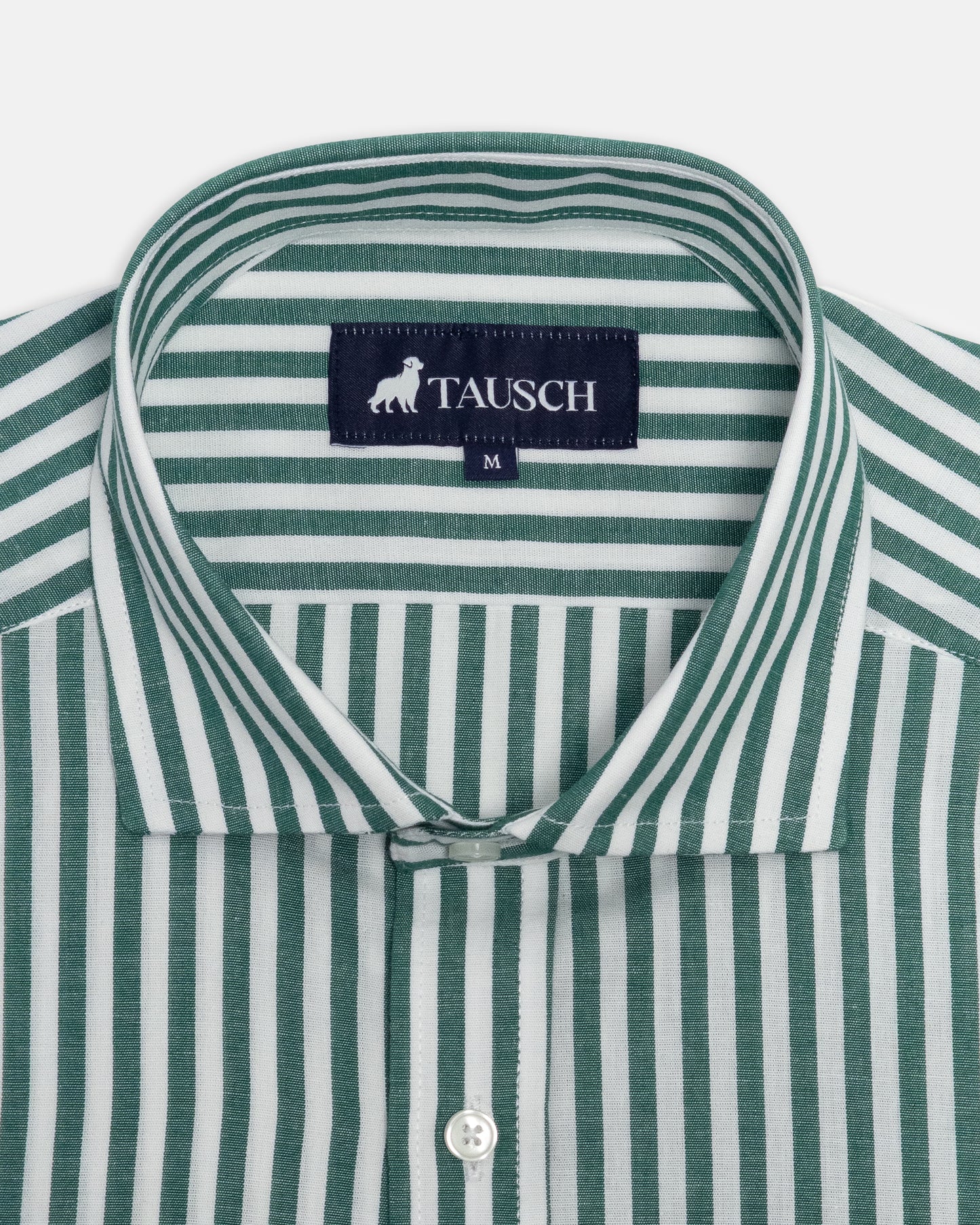 CAMISA HOMBRE RAYA VERDE