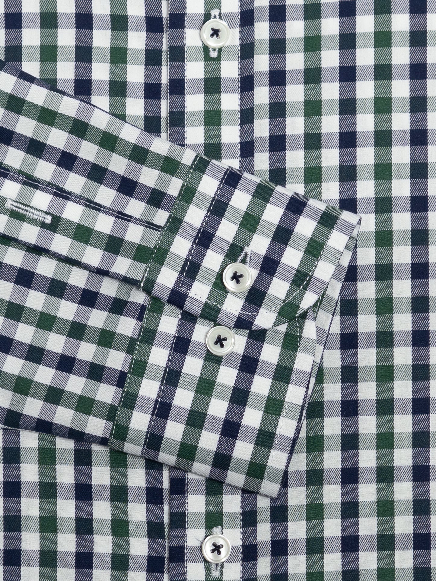 CAMISA HOMBRE CUADRO VERDE AZUL OSCURO