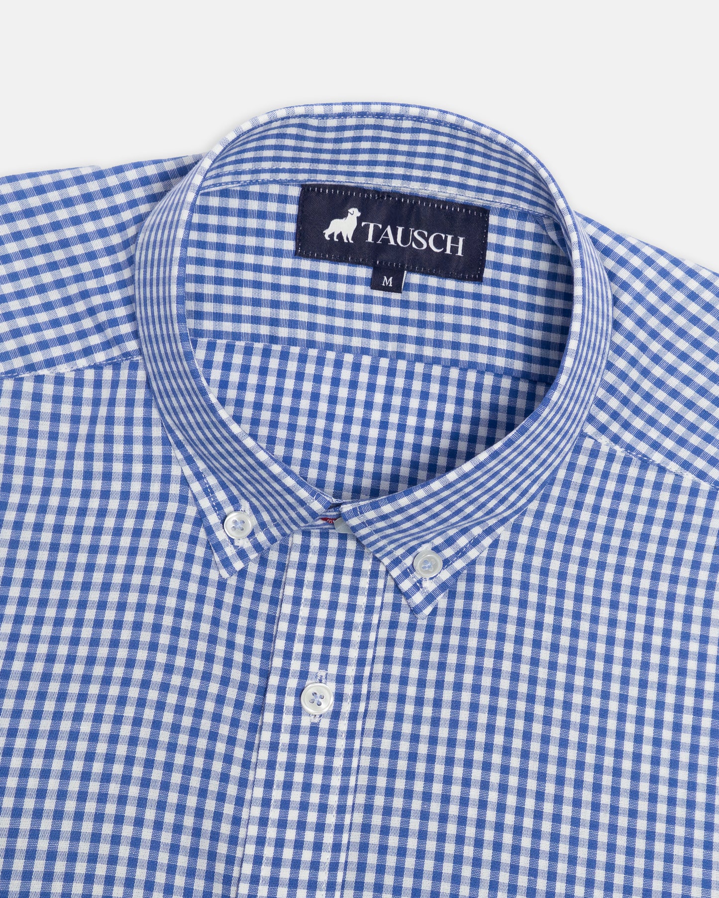 CAMISA HOMBRE CUADRO AZUL MEDIO
