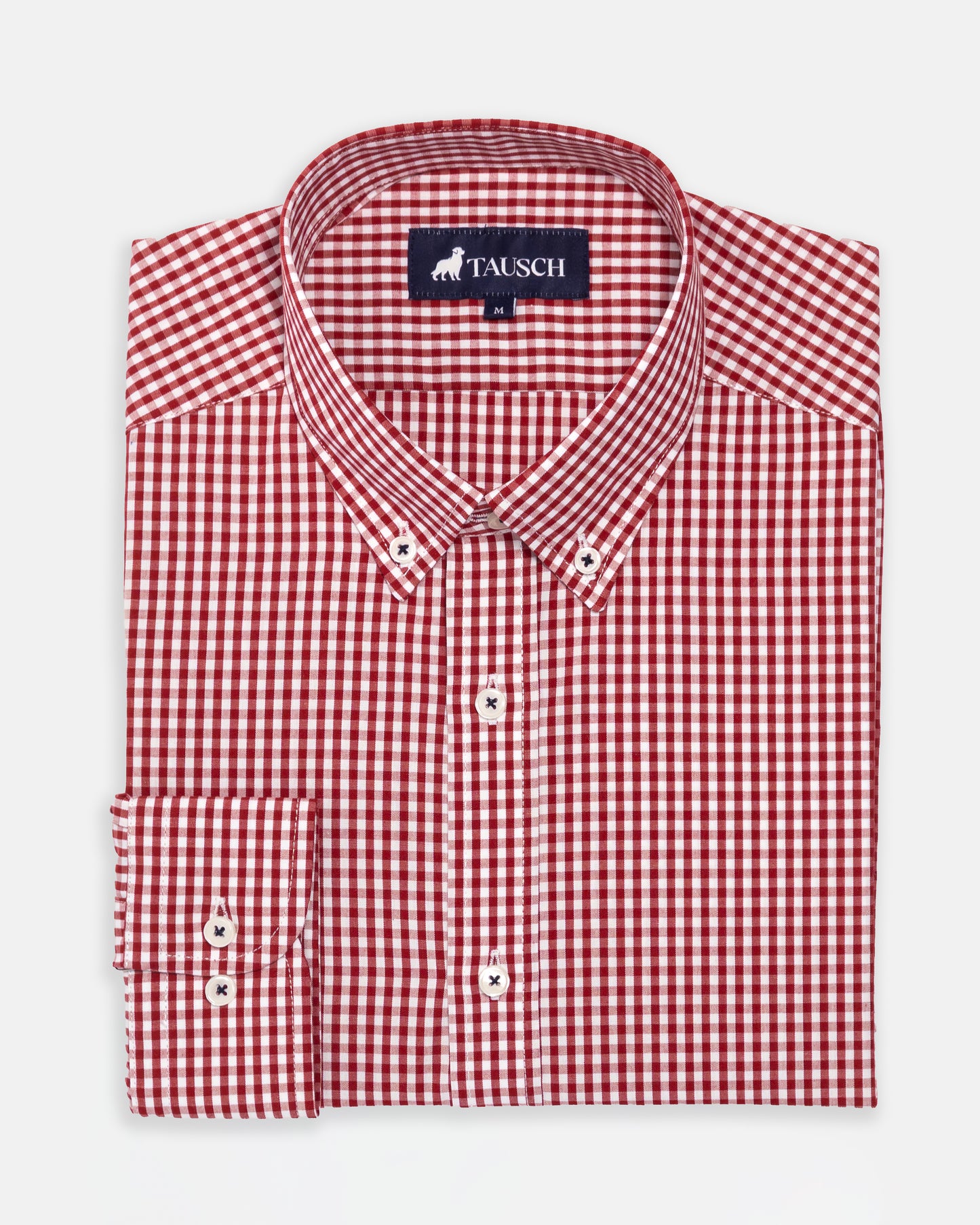 CAMISA HOMBRE CUADRO ROJO