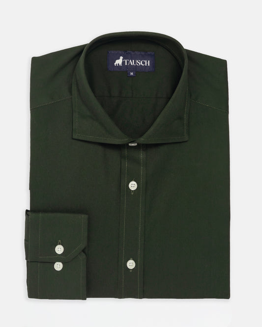 CAMISA HOMBRE VERDE OLIVA