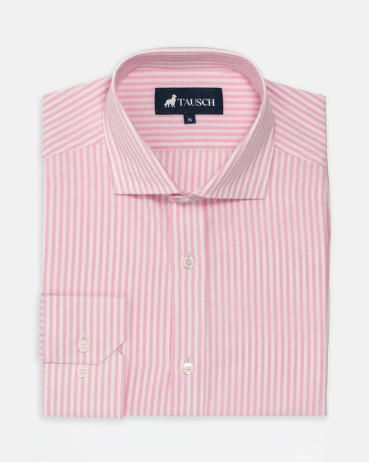 CAMISA HOMBRE RAYA ROSADA