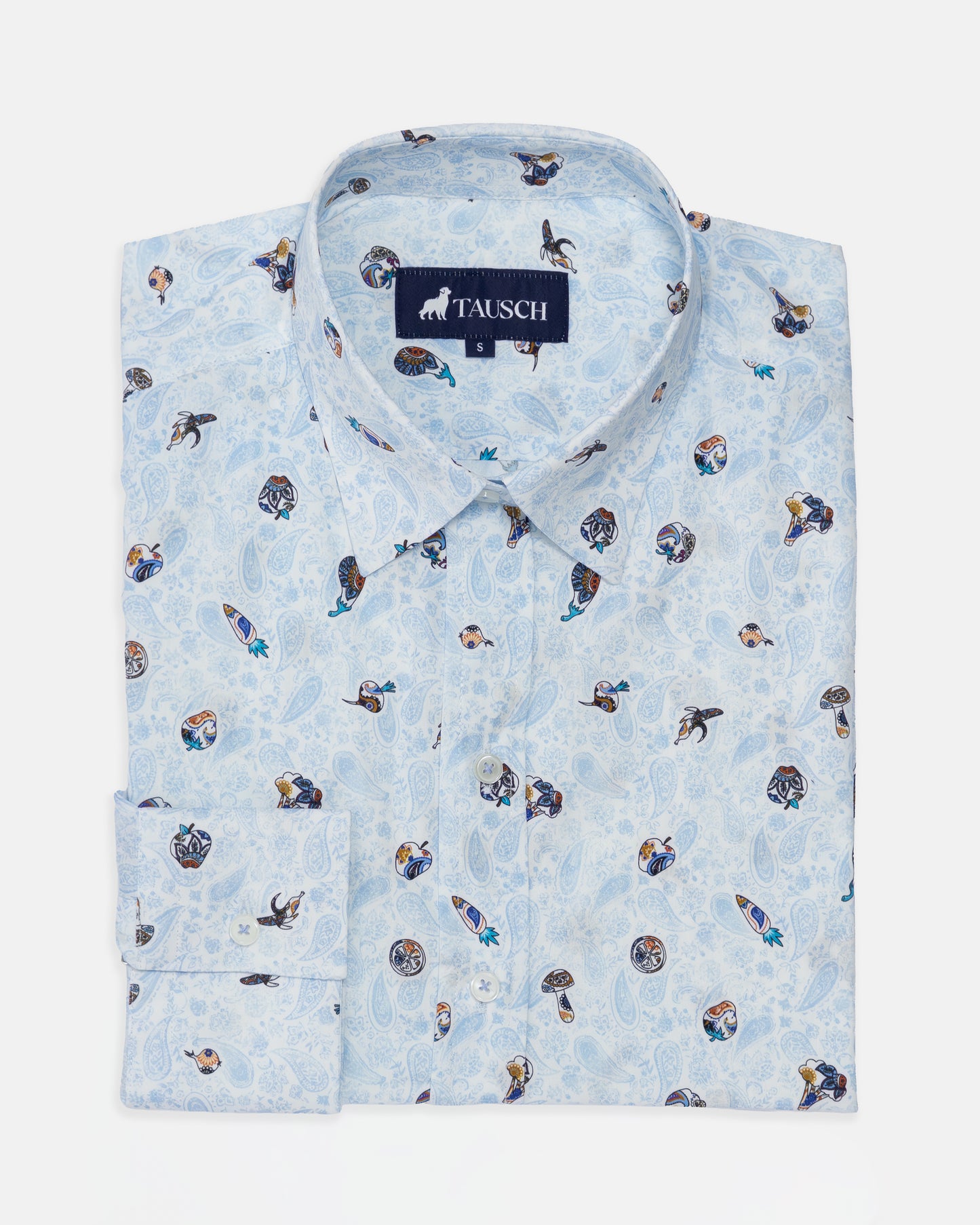 BLUSA  DAMA BLANCA PRINT ARABESCO