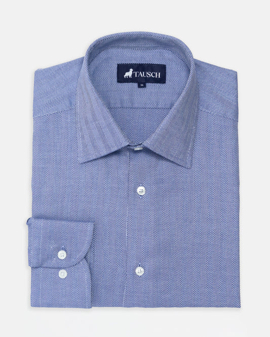 CAMISA HOMBRE ESPINA AZUL MEDIO