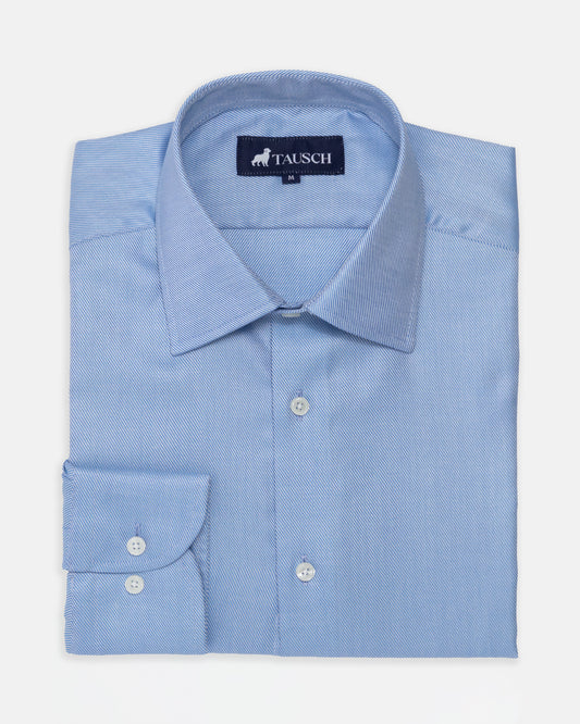 CAMISA HOMBRE DIAGONAL AZUL CLARO