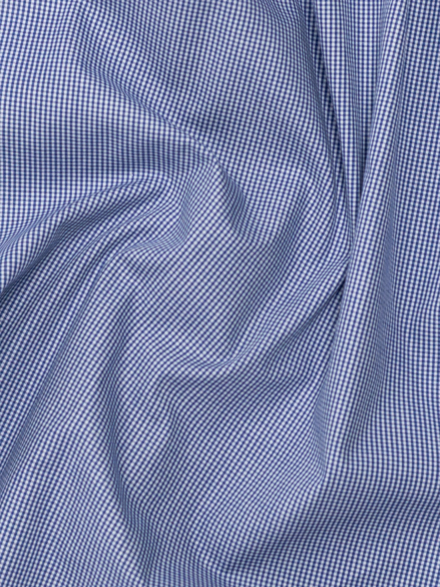 CAMISA HOMBRE MINICUADRO AZUL MEDIO