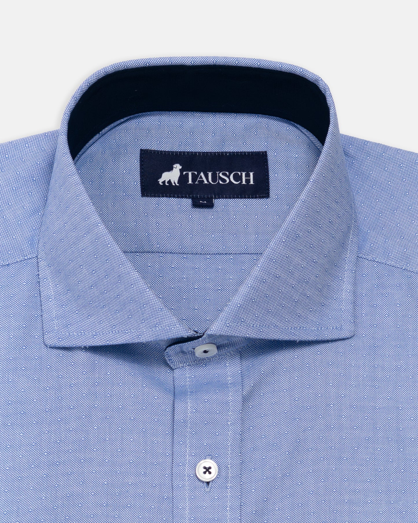 CAMISA HOMBRE MICRO DISEÑO AZUL