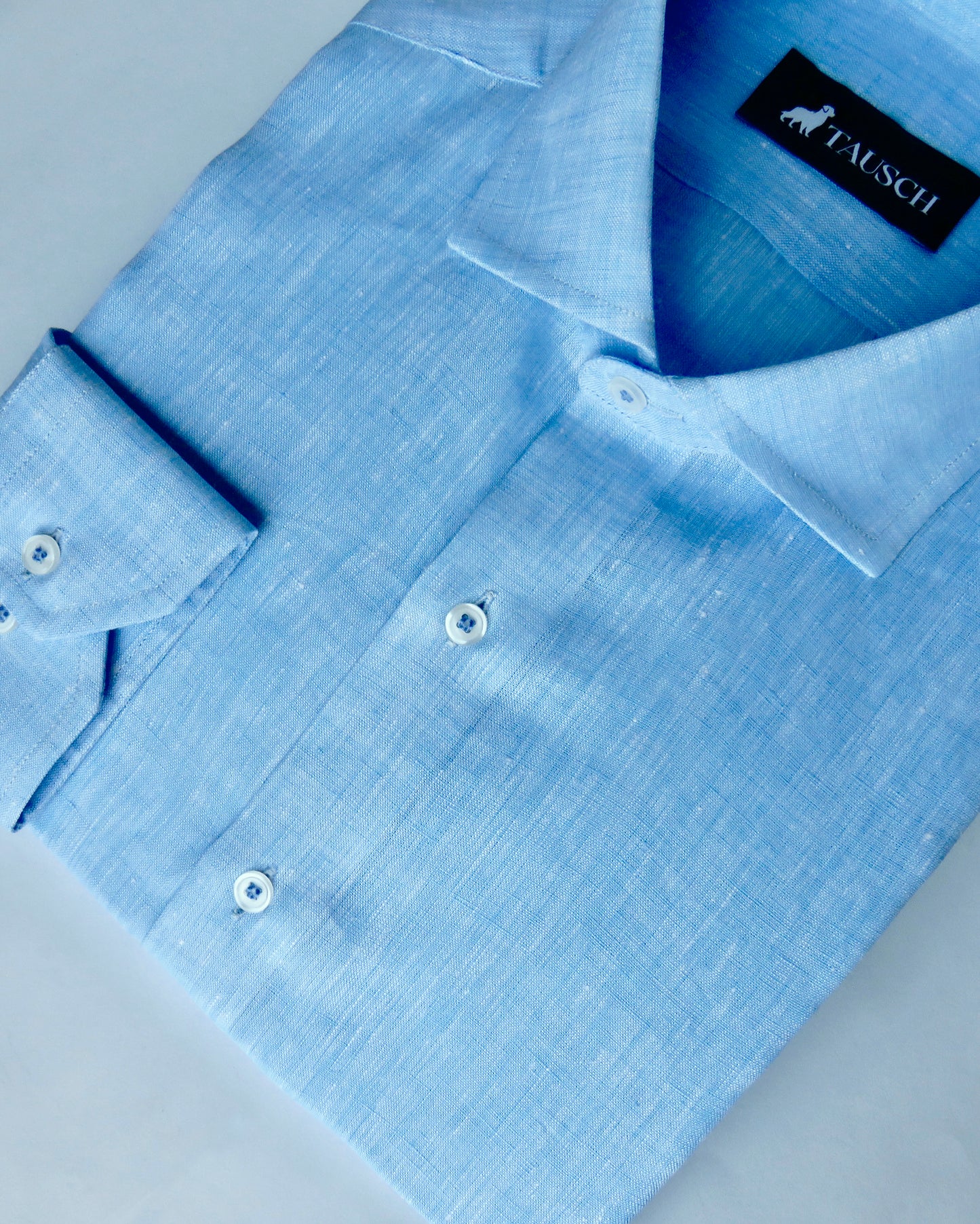 AMALFI CAMISA LINO AZUL CLARO