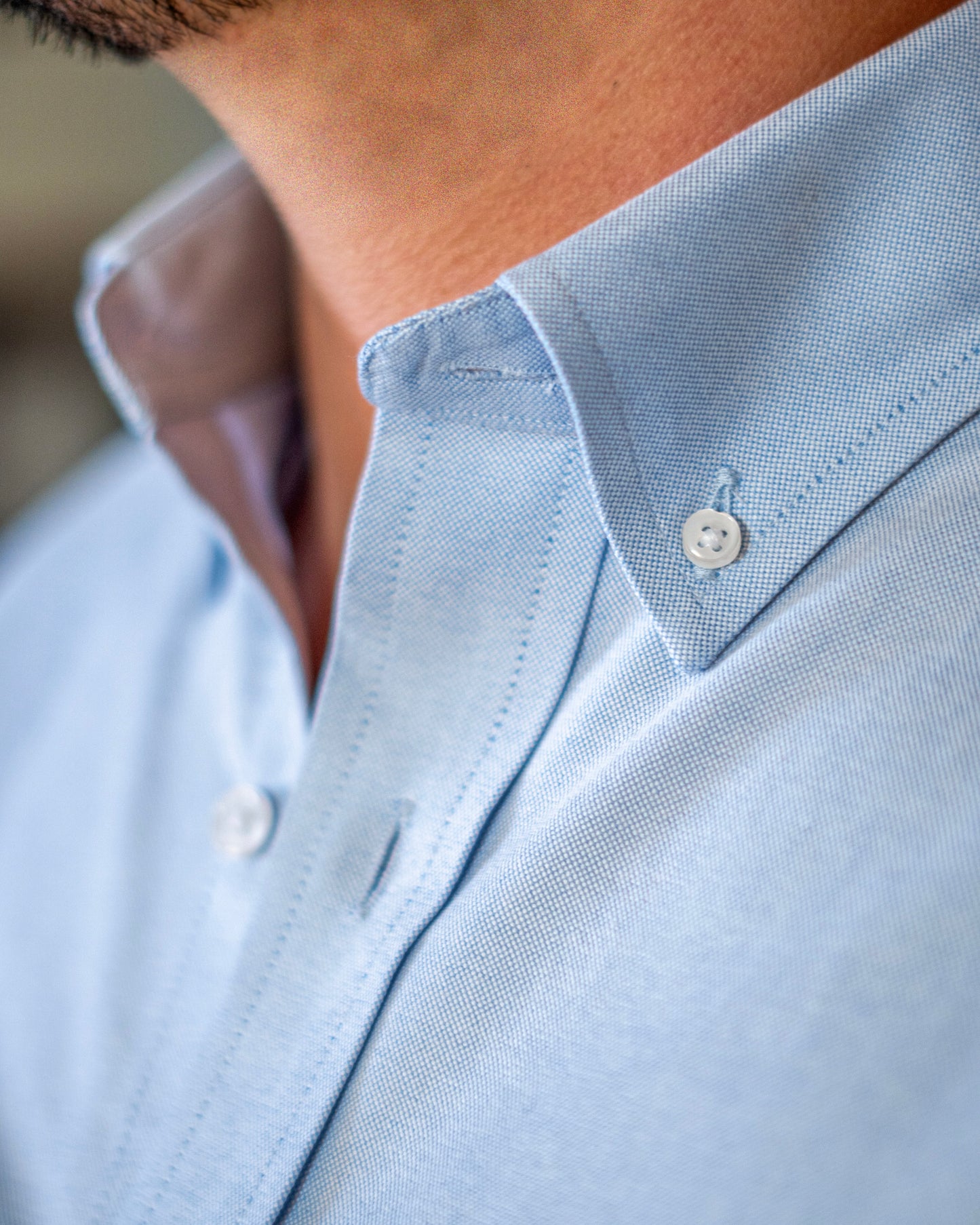 KYOTO CAMISA OXFORD AZUL