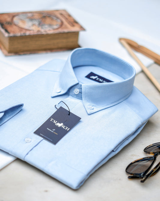 KYOTO CAMISA OXFORD AZUL