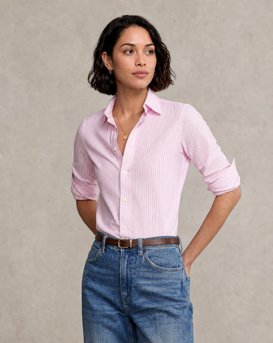 BLUSA  DAMA RAYA ROSADA