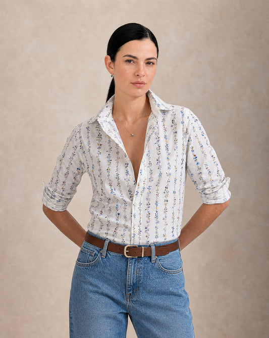 BLUSA  DAMA PRINT FLORES