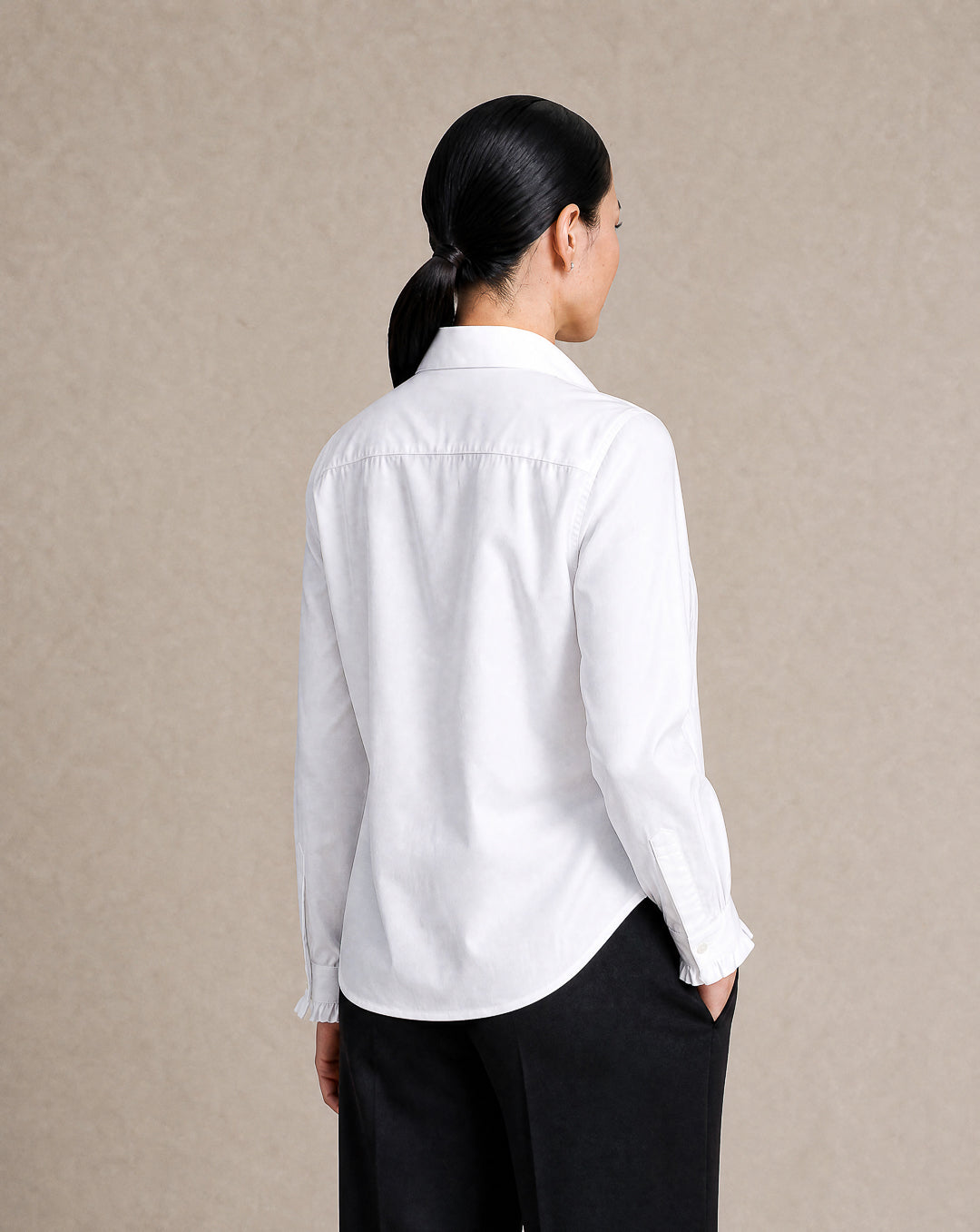 BLUSA  DAMA BLANCA PLIZADO
