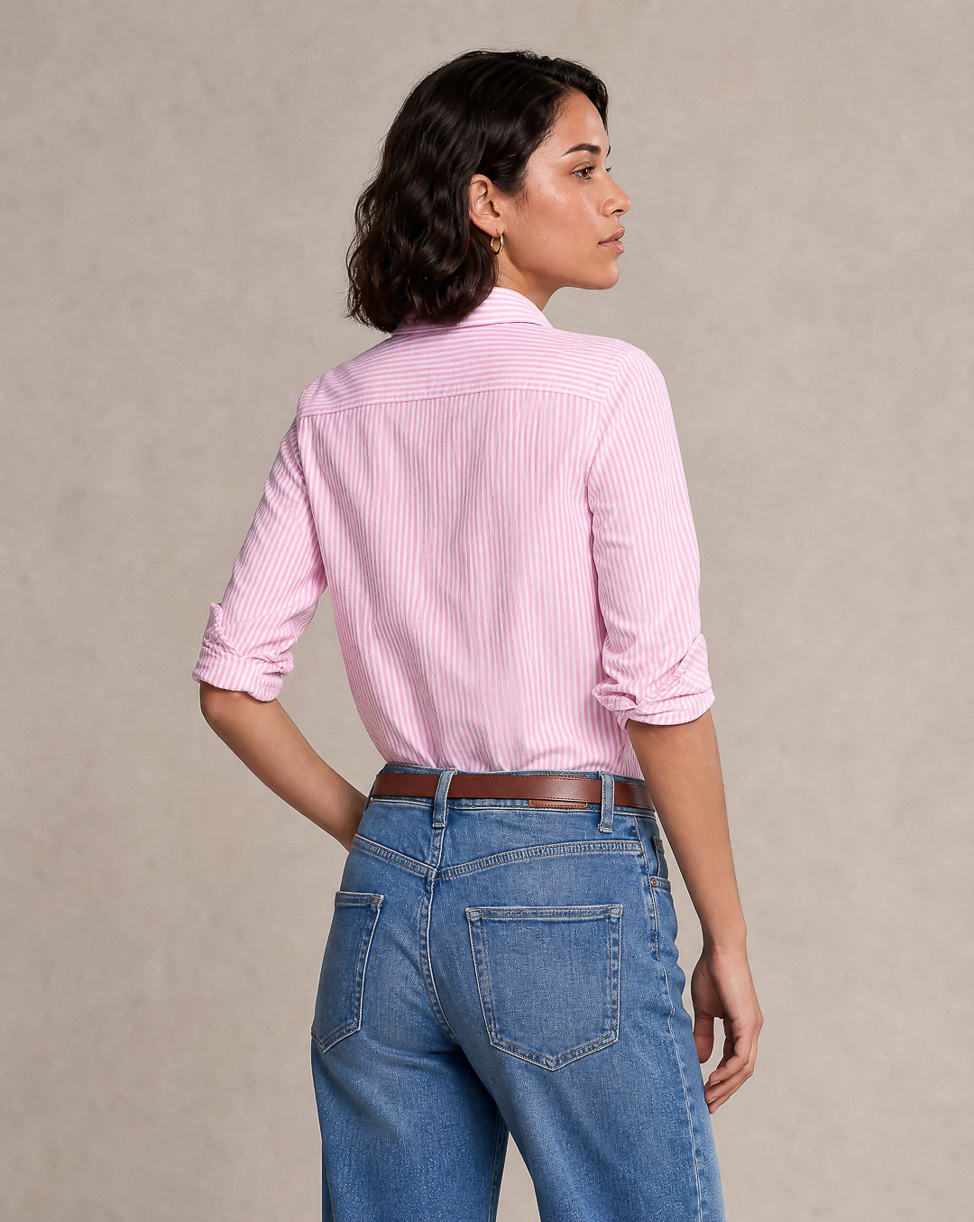BLUSA  DAMA RAYA ROSADA