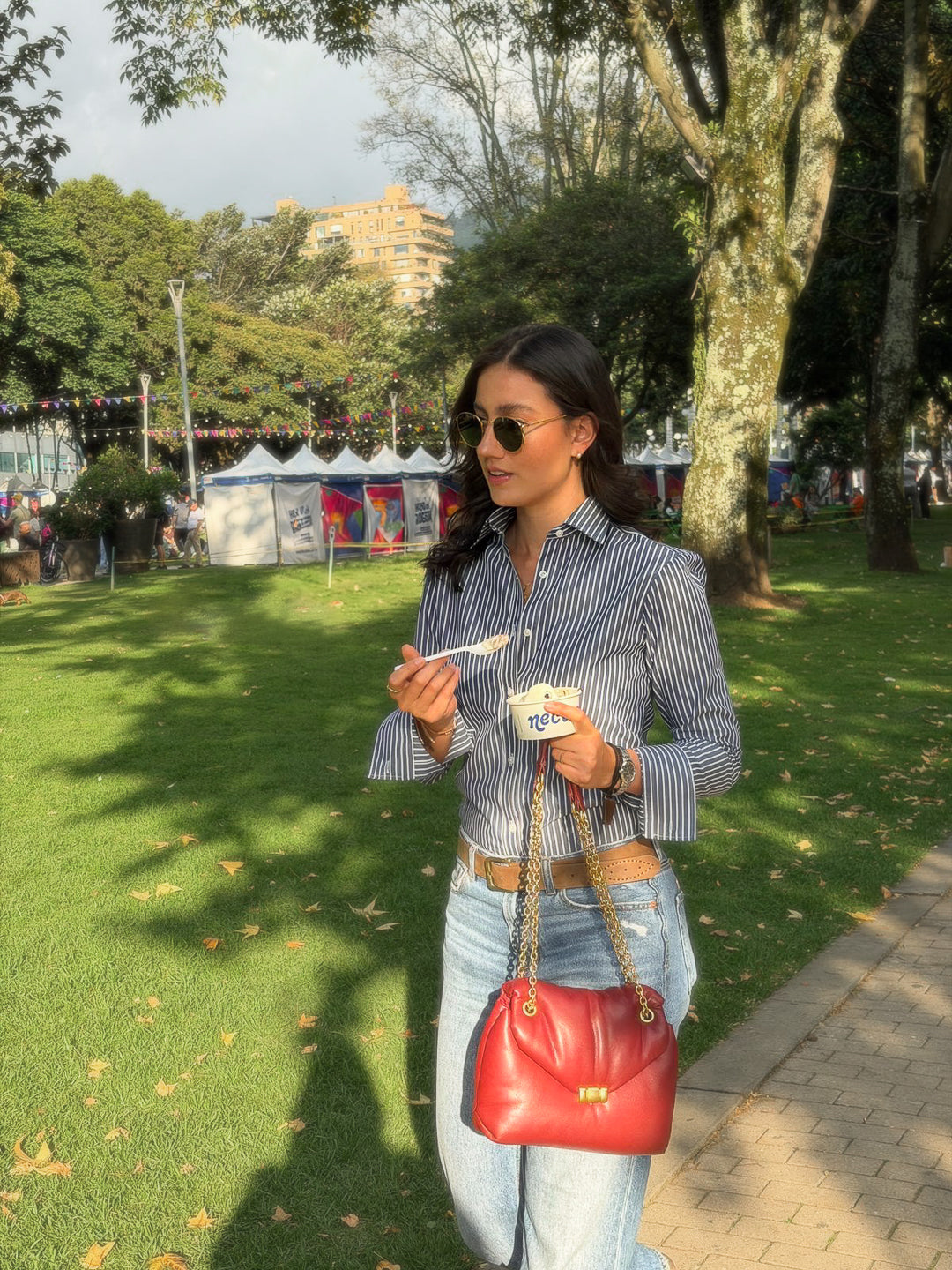 BLUSA  DAMA RAYA AZUL NAVY
