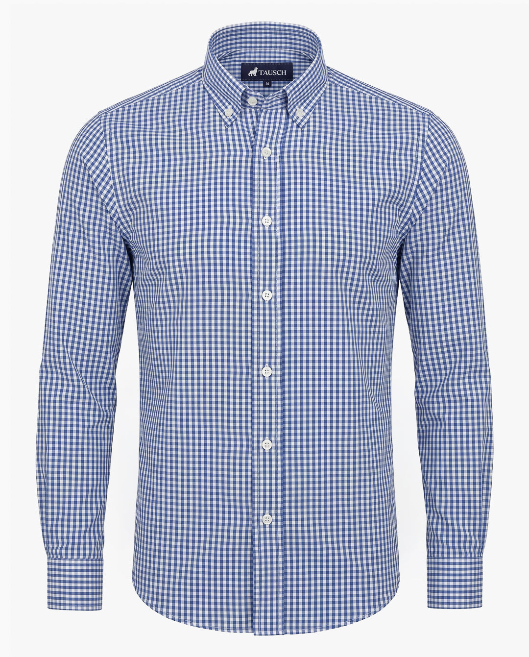 CAMISA HOMBRE CUADRO AZUL MEDIO