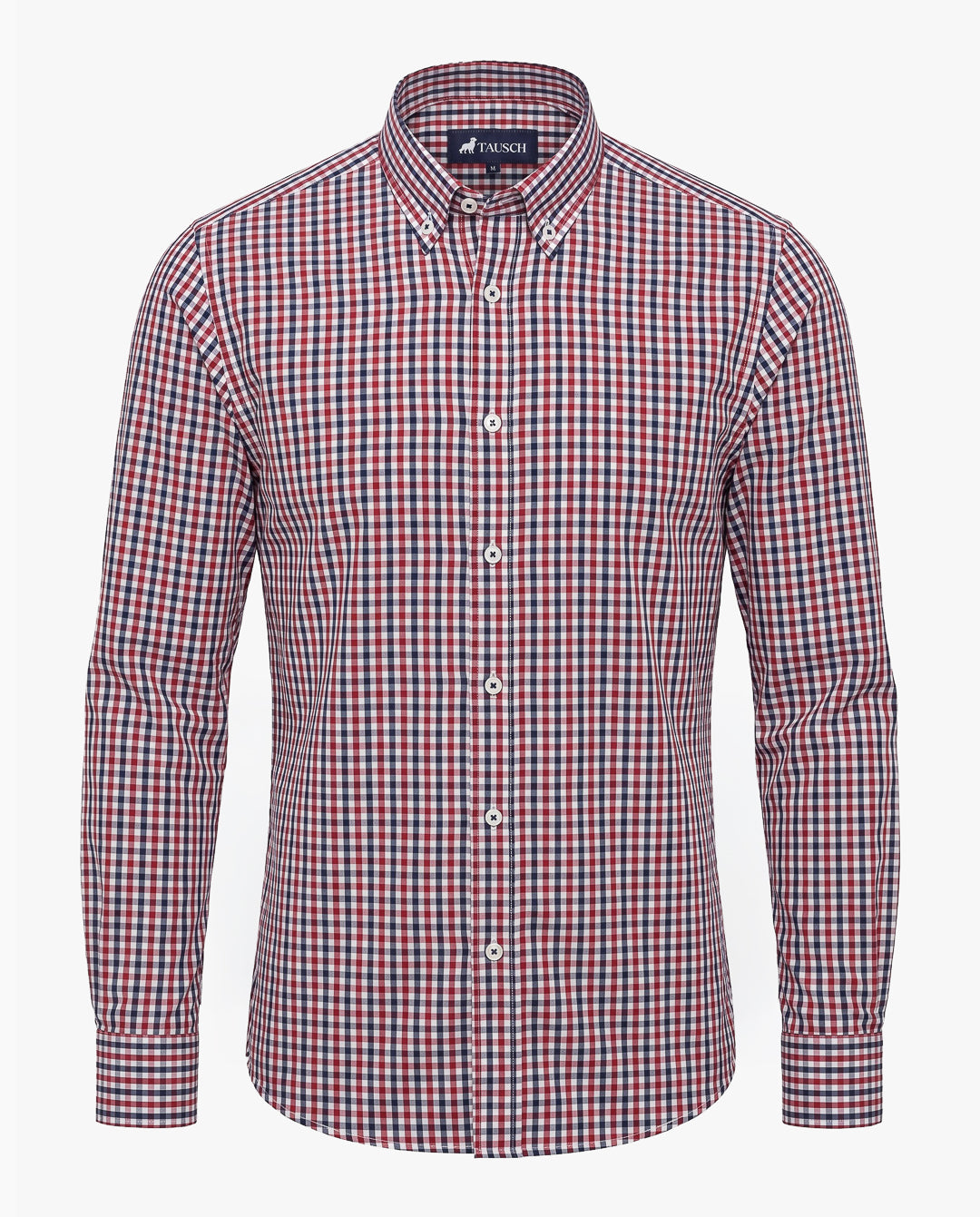 CAMISA HOMBRE CUADRO ROJO AZUL BLANCO