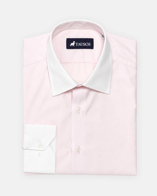 Camisa London palo rosa cyp blanco