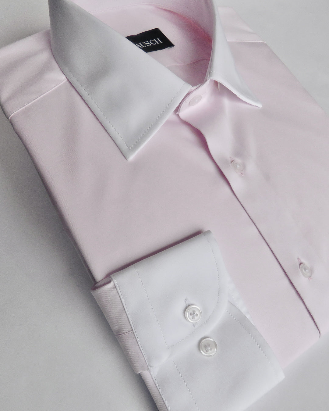 Camisa London palo rosa cyp blanco