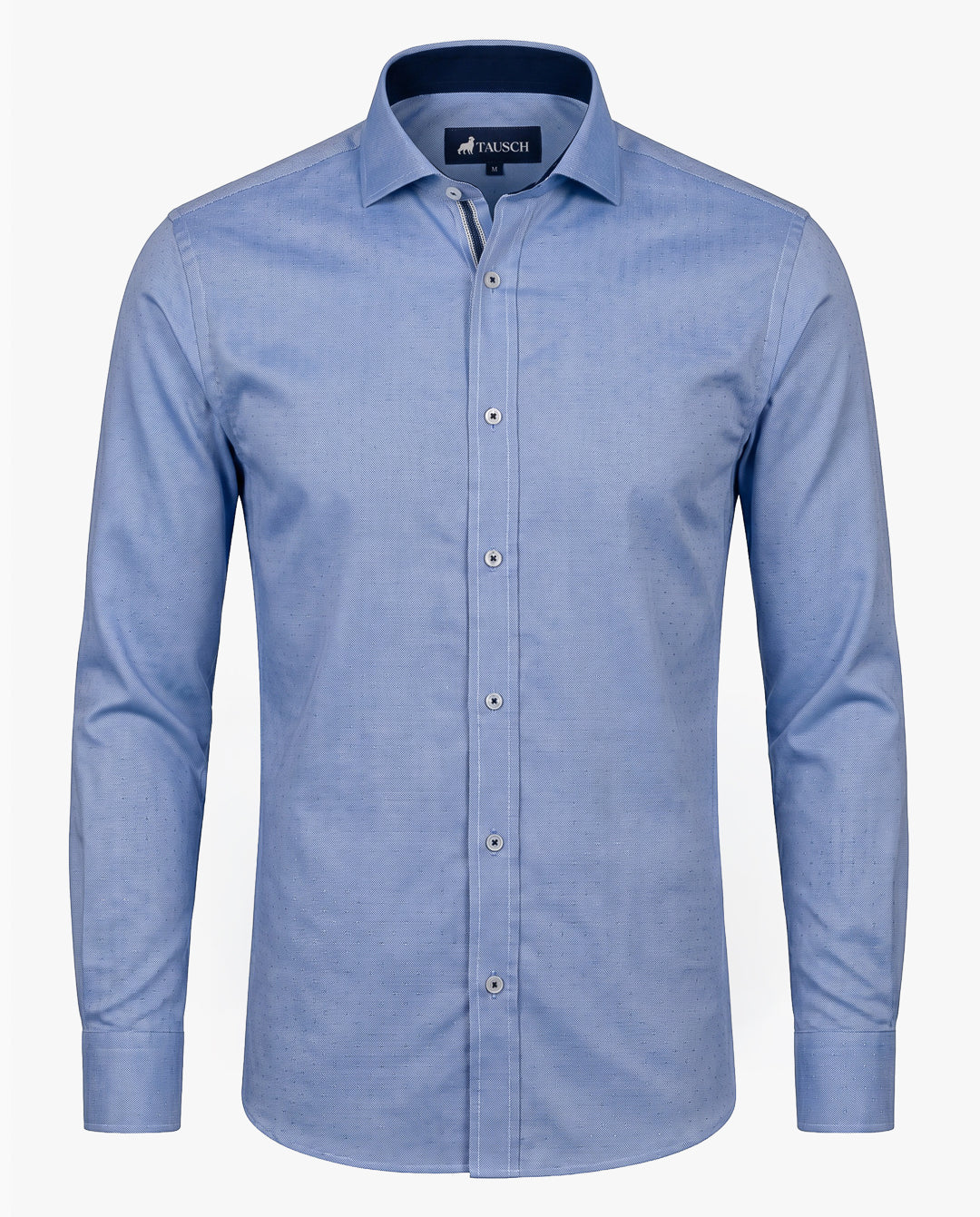 CAMISA HOMBRE MICRO DISEÑO AZUL
