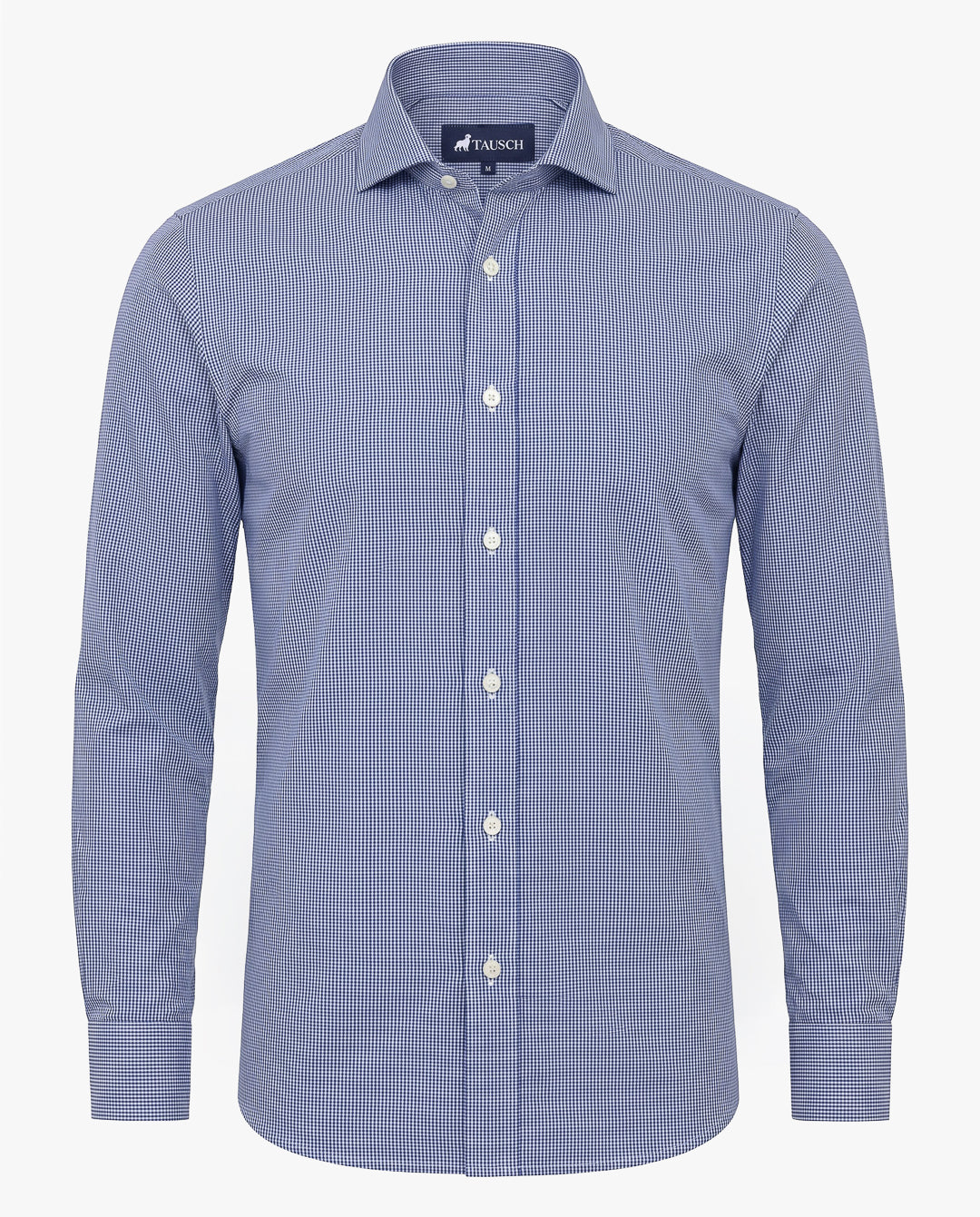 CAMISA HOMBRE MINICUADRO AZUL MEDIO