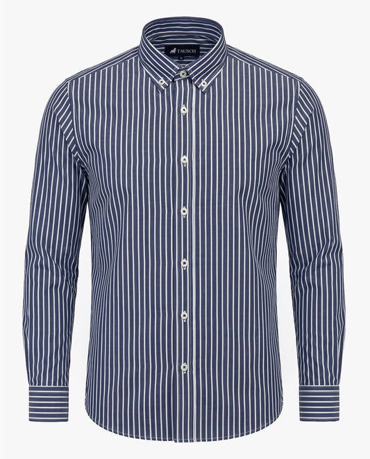 CAMISA HOMBRE RAYAS AZUL NAVY